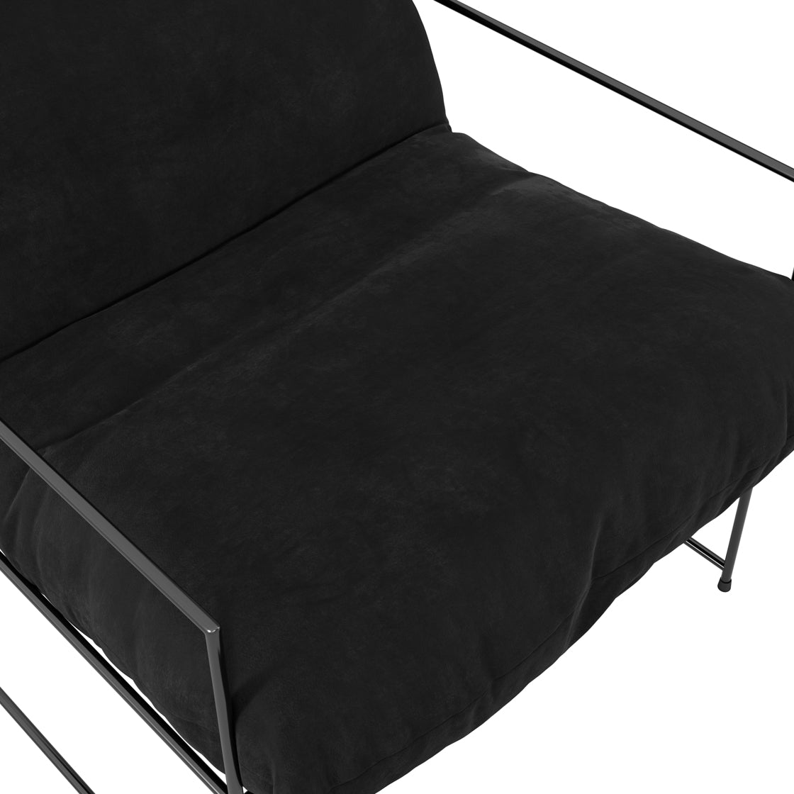 Brook Black Accent Armchair